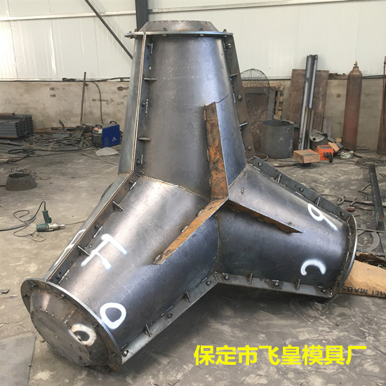 飞皇品牌防浪块模具 砼预制四脚空心方块模具 四角椎体防浪块模具