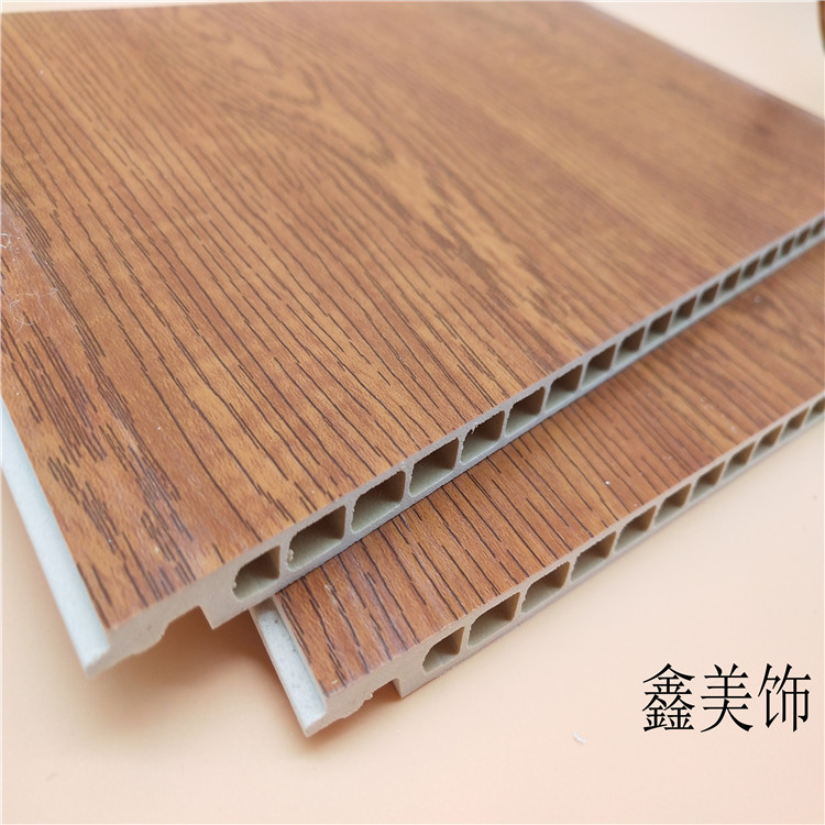 石塑墙板临沂工厂直销600mmv缝护墙板pvc工装快装集成墙板防潮集成墙