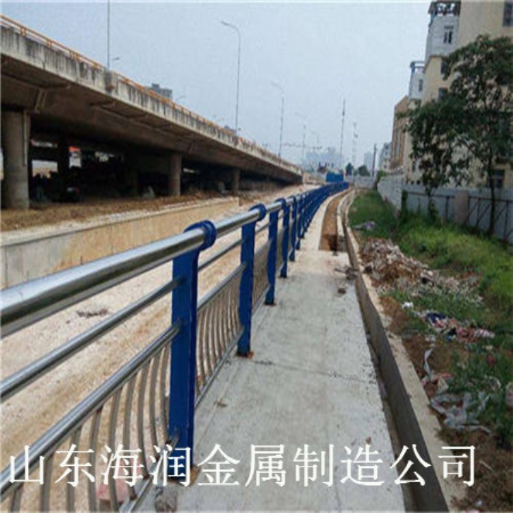 高架桥防撞护栏-天津碳素钢道路护栏报价-海润道路景观护栏精工制作
