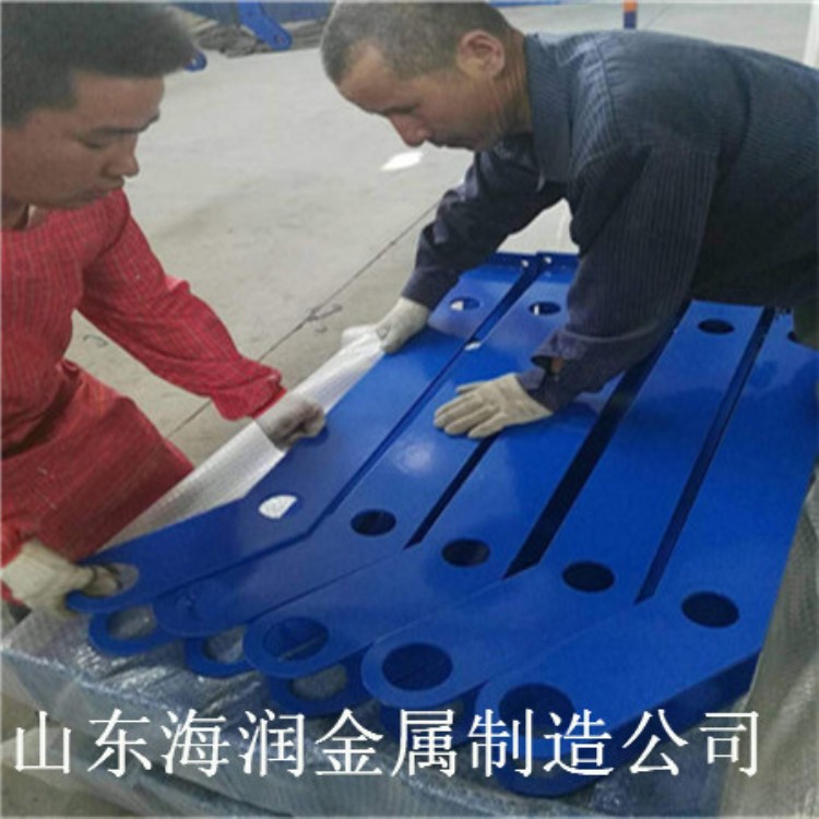 q235/345材质防撞栏杆-江西碳钢喷塑隔离栏杆-河道桥梁护栏款式新颖