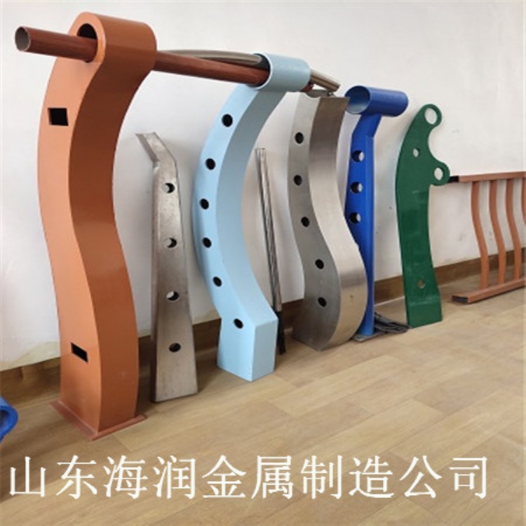 不锈钢复合管护栏立柱-河北复合管桥梁护栏规格-不锈钢桥梁护栏