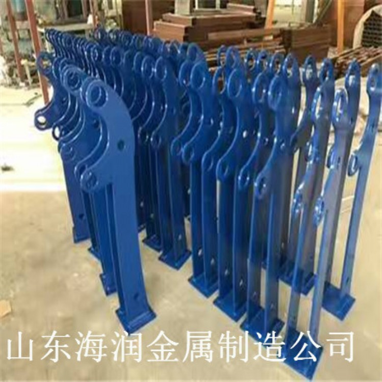 不锈钢复合管护栏立柱-河北复合管桥梁护栏规格-不锈钢桥梁护栏