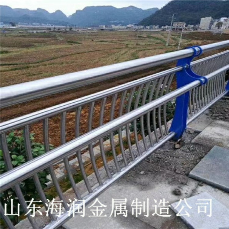 公路桥梁防撞护栏-青海桥梁护栏立柱cad图-河道桥梁护栏款式新颖