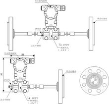 双法兰液位变送器安装图片