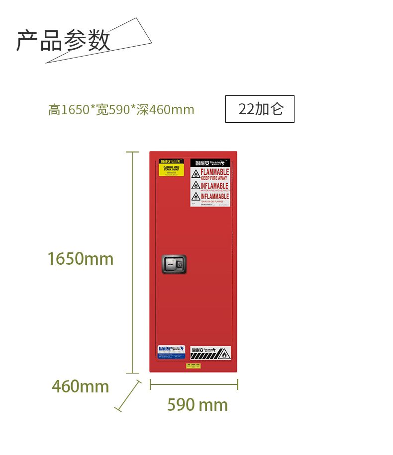 22加仑防爆柜