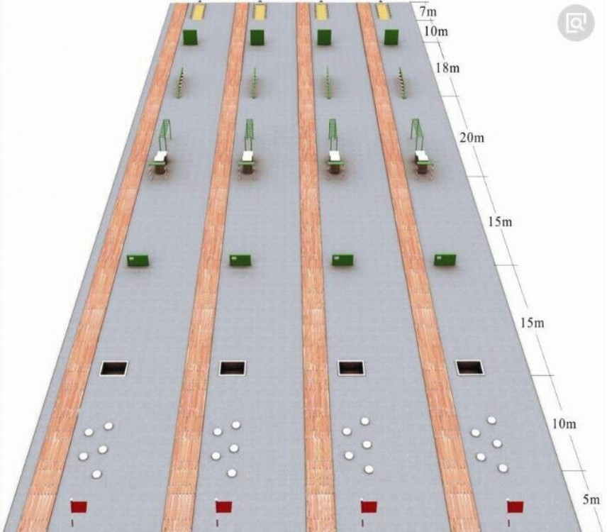 部队训练器材300米障碍整套独木桥尺寸