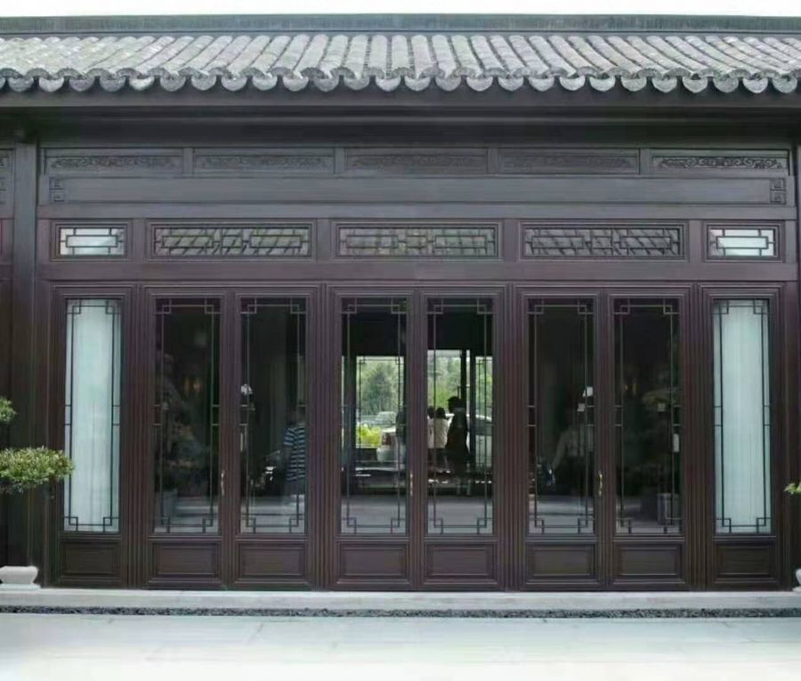 冠墅阳光复古断桥铝门窗