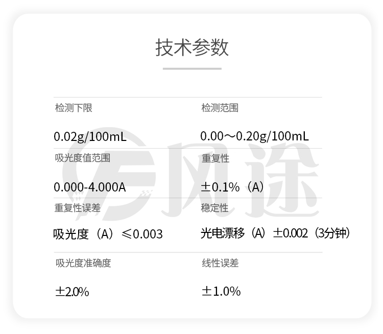 技术参数