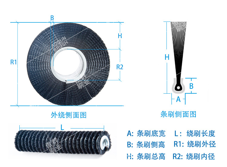 清洗毛刷辊