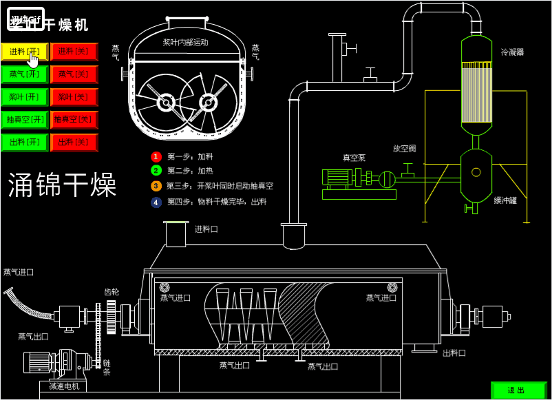 化工污泥专用空心桨叶干燥机