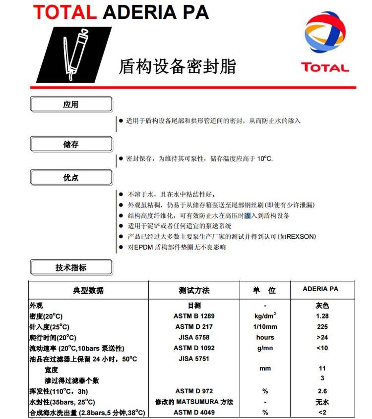 道达尔盾构密封脂TOTAL ADERIA PA盾尾密封油脂(手涂型).jpg