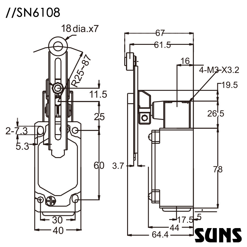 SN6108尺寸图