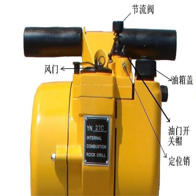 山东菏泽YN27内燃凿岩机天水牌气动凿岩机